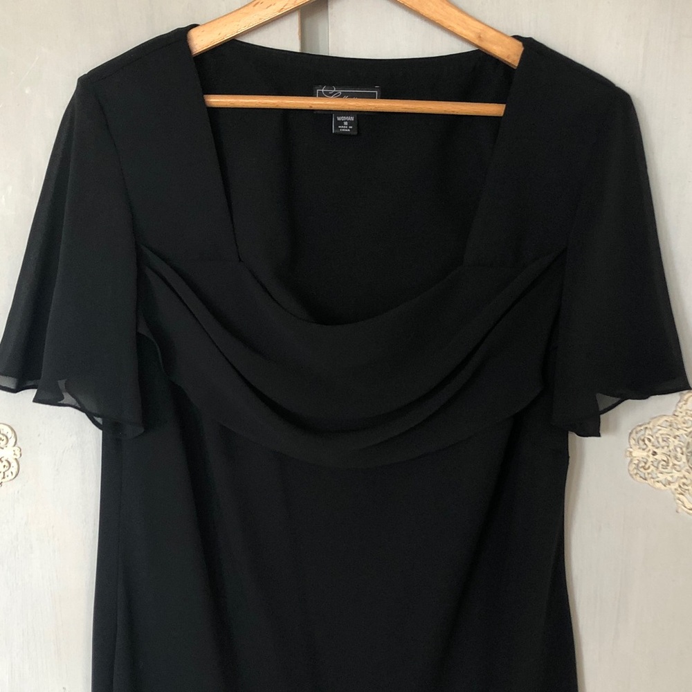 Dressbarn Black Midi Dress